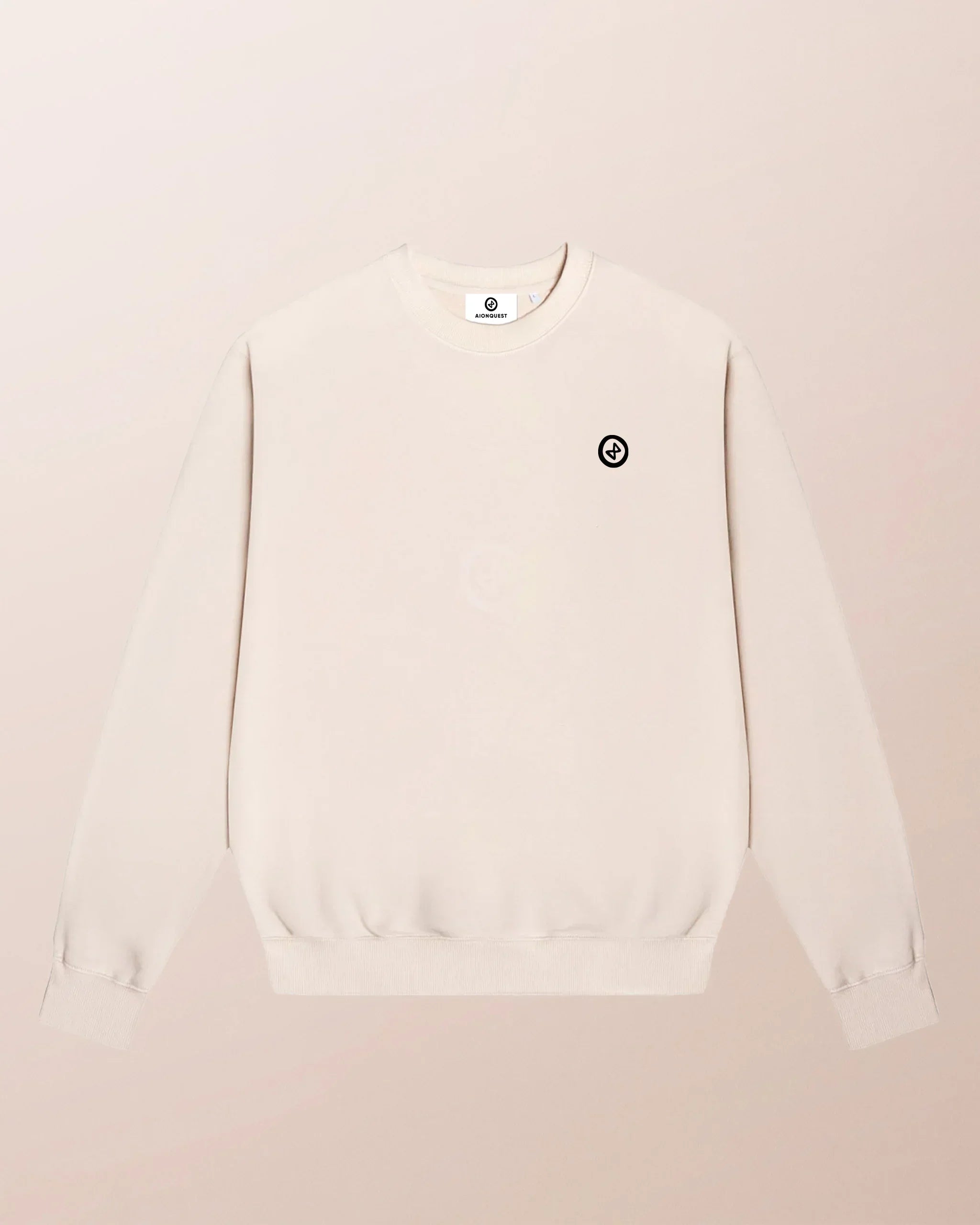 Sweat Unisexe "Faction" – Coton bio sand | AIONQUEST